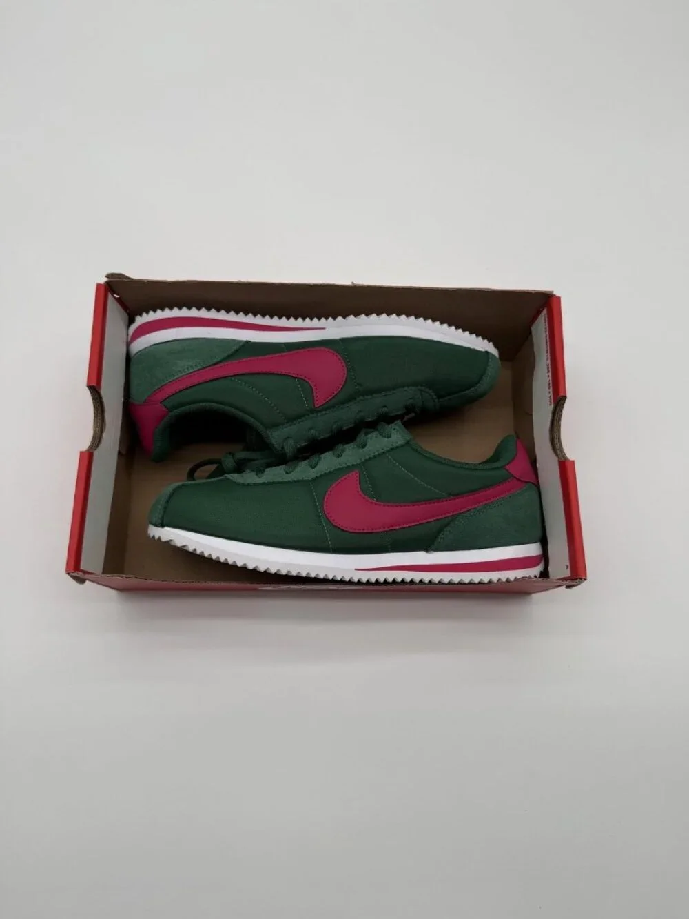New Nike Cortez TXT GS Shoes Youth 5.5Y Green Pink IH7654 300 Running Sneakers